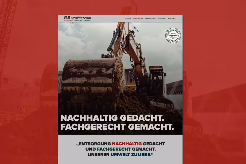 Markenauftritt für RS Stoffstrom, gestaltet von Studio BUBORI