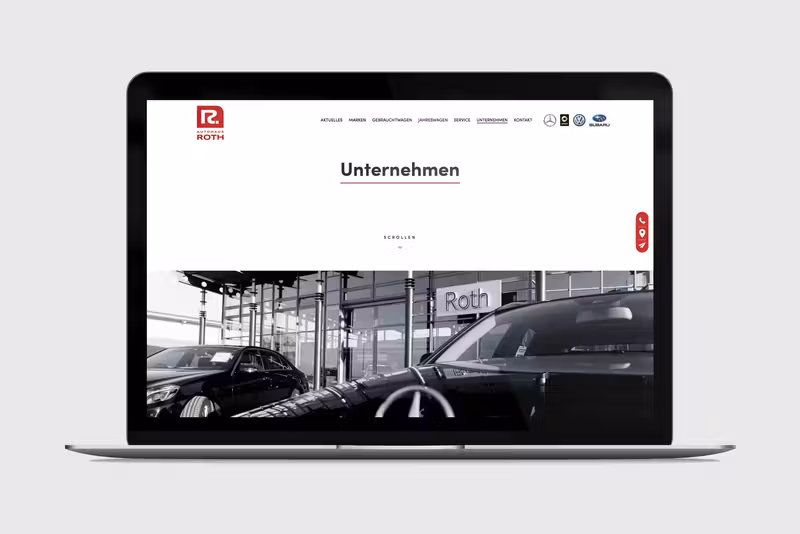 Autohaus Roth, gestaltet von Studio BUBORI