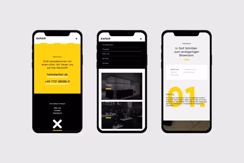 EXFAIR, gestaltet von Studio BUBORI