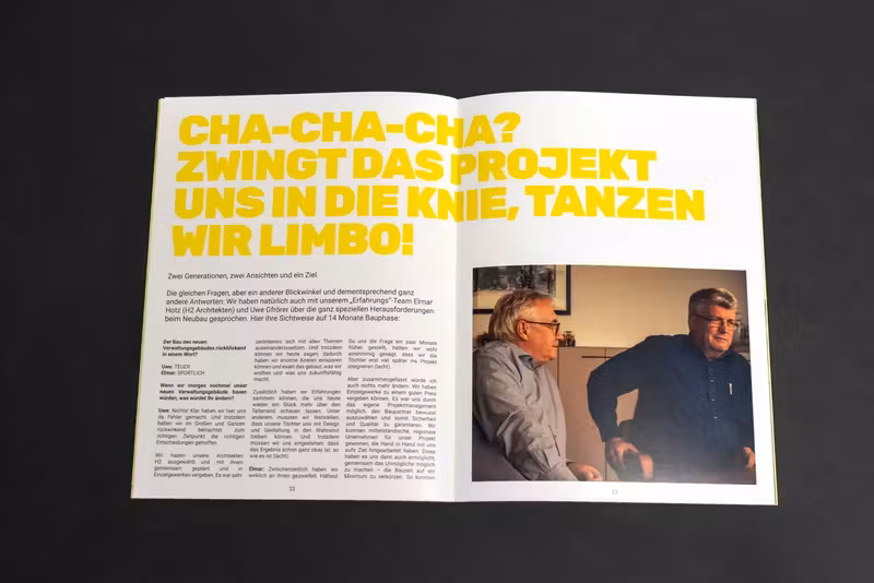 Gfrörer Einweihungsfeier, gestaltet von Studio BUBORI