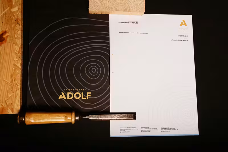 Schreinerei Adolf, gestaltet von Studio BUBORI