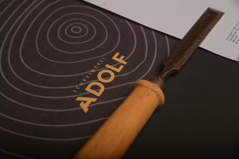 Schreinerei Adolf, gestaltet von Studio BUBORI