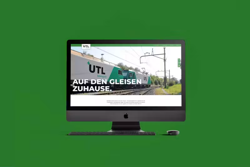 UTL Bahnlogistik, gestaltet von Studio BUBORI