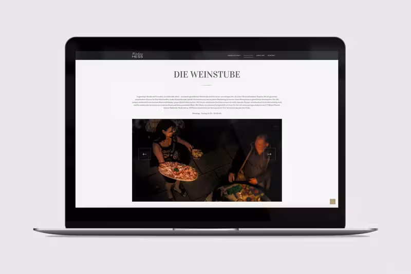 Weinhaus Hess, gestaltet von Studio BUBORI