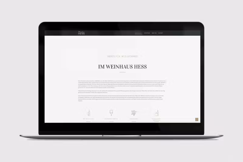 Weinhaus Hess, gestaltet von Studio BUBORI