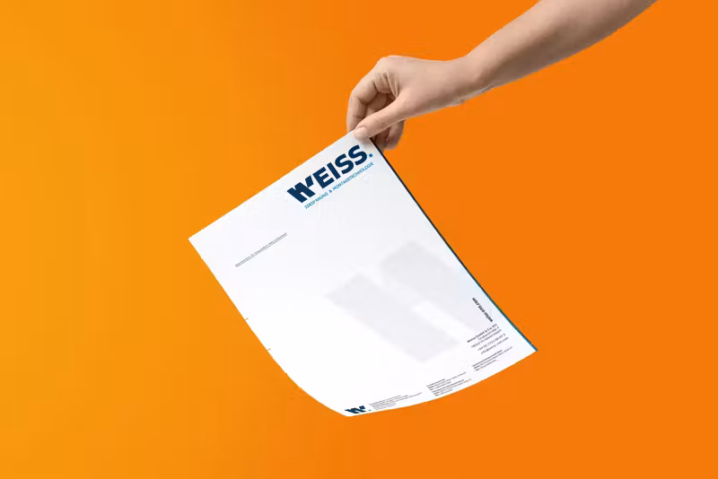 Markenauftritt für WEISS Zerspanung, gestaltet von Studio BUBORI